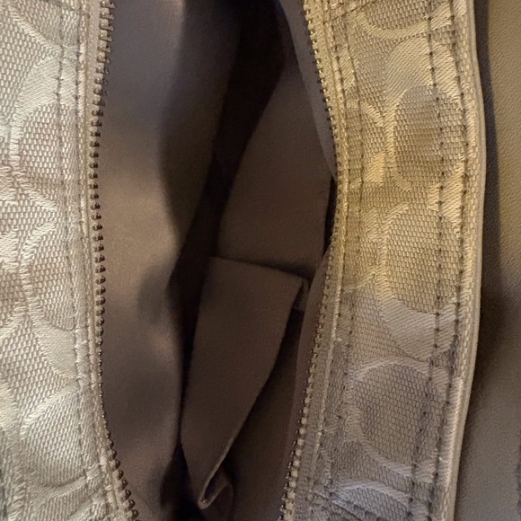 COACH - Grey Embedded Patchwork Shoulder Bag - Picture 14 of 14